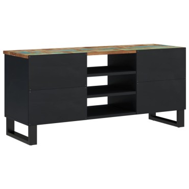 vidaXL Έπιπλο Τηλεόρασης 100x33x46cm Μασίφ Ανακυκλ. Ξύλο & Επεξ. Ξύλο