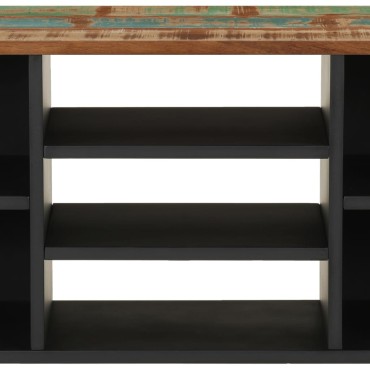 vidaXL Έπιπλο Τηλεόρασης 100x33x46cm Μασίφ Ανακυκλ. Ξύλο & Επεξ. Ξύλο