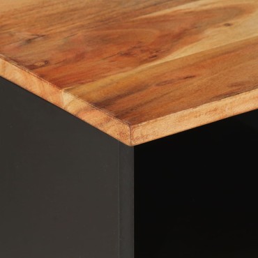vidaXL Έπιπλο Τηλεόρασης 100x33x46cm Μασίφ Ξύλο Ακακίας & Επεξ. Ξύλο