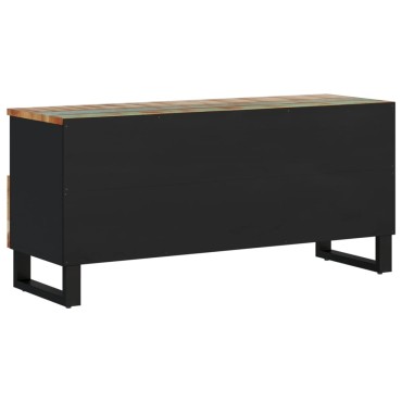 vidaXL Έπιπλο Τηλεόρασης 100x33x46cm Μασίφ Ανακυκλ. Ξύλο & Επεξ. Ξύλο