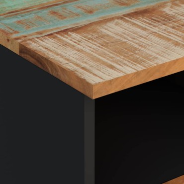 vidaXL Έπιπλο Τηλεόρασης 100x33x46cm Μασίφ Ανακυκλ. Ξύλο & Επεξ. Ξύλο