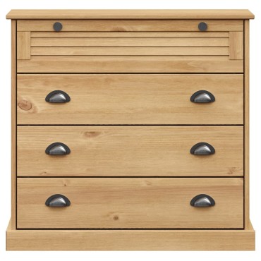 vidaXL Συρταριέρα VIGO 80x40x76cm από Μασίφ Ξύλο Πεύκου 1 τεμ.