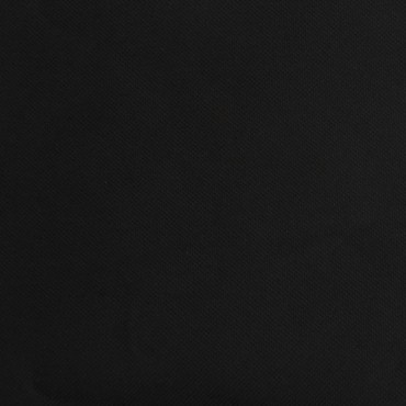 vidaXL Ξαπλώστρα Πτυσ. Μαύρη Ύφ. Oxford/Ατσάλι με Ηλεκτ. Βαφή Πούδρας 189x56x83cm 1 τεμ.