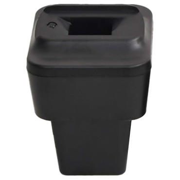 vidaXL Τεμπέλης Αυτοκινήτου Μαύρος 13 x 34 x (33-46) εκ. από ABS