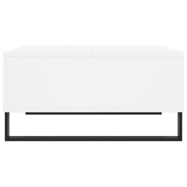 vidaXL Τραπεζάκι Σαλονιού Λευκό 60x60x30cm Επεξεργασμένο Ξύλο 1 τεμ.