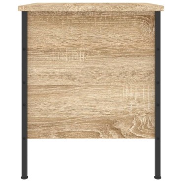 vidaXL Κομοδίνο Sonoma Δρυς 40x42x50cm από Επεξεργασμένο Ξύλο 1 τεμ.