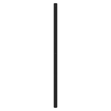 vidaXL Κεφαλάρι Μαύρο Μεταλλικό 206x3x90cm 1 τεμ.