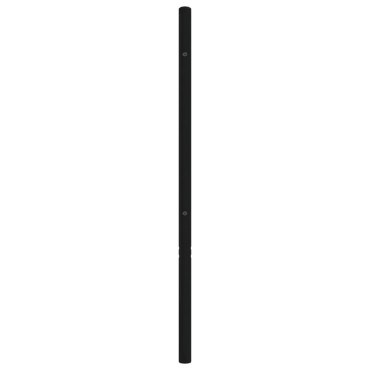 vidaXL Κεφαλάρι Μαύρο Μεταλλικό 198x3x90cm 1 τεμ.