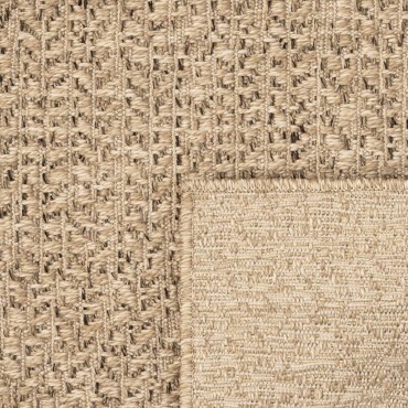 vidaXL Χαλί ZIZUR Όψη Γιούτας Εσωτ. & Εξωτ. Χώρου 140x200cm