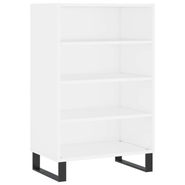 vidaXL Ραφιέρα Λευκή 57x35x90 από Επεξεργασμένο Ξύλο 57x35x90cm 1 τεμ.