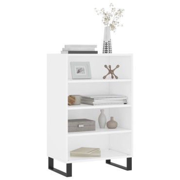 vidaXL Ραφιέρα Λευκή 57x35x90 από Επεξεργασμένο Ξύλο 57x35x90cm 1 τεμ.
