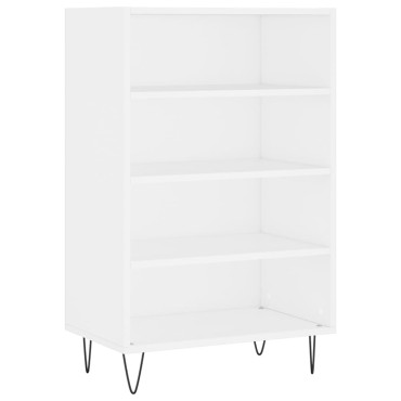 vidaXL Ραφιέρα Λευκή 57x35x90 από Επεξεργασμένο Ξύλο 57x35x90cm 1 τεμ.