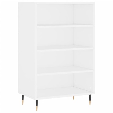 vidaXL Ραφιέρα Λευκή 57x35x90 από Επεξεργασμένο Ξύλο 57x35x90cm 1 τεμ.
