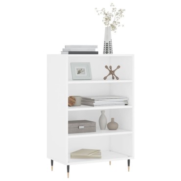 vidaXL Ραφιέρα Λευκή 57x35x90 από Επεξεργασμένο Ξύλο 57x35x90cm 1 τεμ.