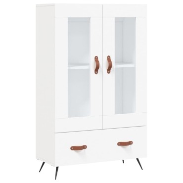 vidaXL Ντουλάπα Λευκή 69,5x31x115cm από Επεξεργασμένο Ξύλο 1 τεμ.