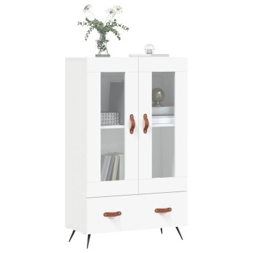 vidaXL Ντουλάπα Λευκή 69,5x31x115cm από Επεξεργασμένο Ξύλο 1 τεμ.