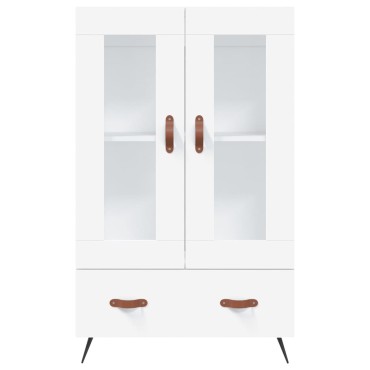 vidaXL Ντουλάπα Λευκή 69,5x31x115cm από Επεξεργασμένο Ξύλο 1 τεμ.