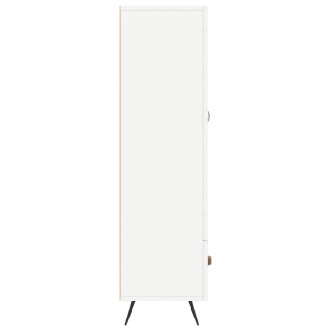 vidaXL Ντουλάπα Λευκή 69,5x31x115cm από Επεξεργασμένο Ξύλο 1 τεμ.
