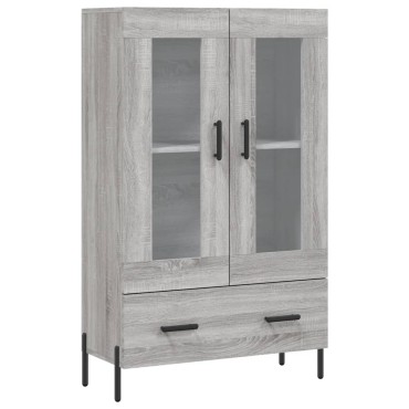 vidaXL Ντουλάπα Γκρι Sonoma 69,5x31x115cm από Επεξεργασμένο Ξύλο 1 τεμ.