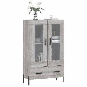 vidaXL Ντουλάπα Γκρι Sonoma 69,5x31x115cm από Επεξεργασμένο Ξύλο 1 τεμ.