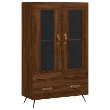 vidaXL Ντουλάπα Καφέ Δρυς 69,5x31x115cm από Επεξεργασμένο Ξύλο 1 τεμ.