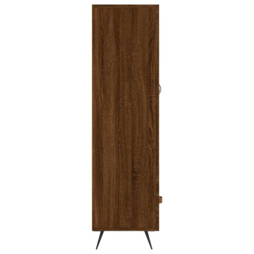 vidaXL Ντουλάπα Καφέ Δρυς 69,5x31x115cm από Επεξεργασμένο Ξύλο 1 τεμ.