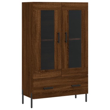 vidaXL Ντουλάπα Καφέ Δρυς 69,5x31x115cm από Επεξεργασμένο Ξύλο 1 τεμ.