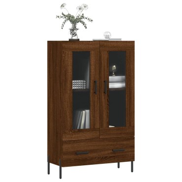 vidaXL Ντουλάπα Καφέ Δρυς 69,5x31x115cm από Επεξεργασμένο Ξύλο 1 τεμ.