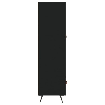vidaXL Ντουλάπα Μαύρη 69,5x31x115cm από Επεξεργασμένο Ξύλο 1 τεμ.