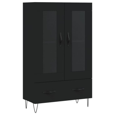 vidaXL Ντουλάπα Μαύρη 69,5x31x115cm από Επεξεργασμένο Ξύλο 1 τεμ.