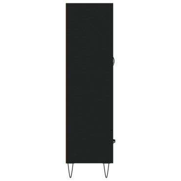 vidaXL Ντουλάπα Μαύρη 69,5x31x115cm από Επεξεργασμένο Ξύλο 1 τεμ.