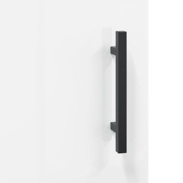 vidaXL Ντουλάπα Γυαλ. Λευκό 69,5x31x115cm από Επεξεργασμένο Ξύλο 1 τεμ.