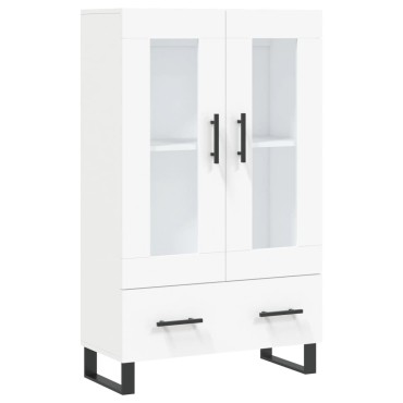 vidaXL Ντουλάπα Λευκή 69,5x31x115cm από Επεξεργασμένο Ξύλο 1 τεμ.