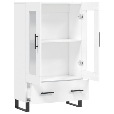 vidaXL Ντουλάπα Λευκή 69,5x31x115cm από Επεξεργασμένο Ξύλο 1 τεμ.