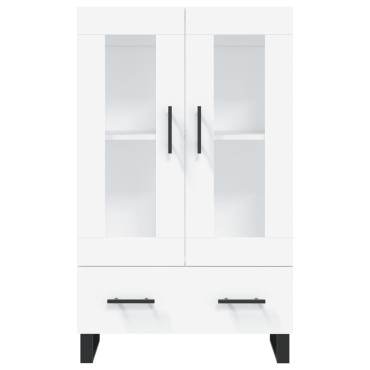 vidaXL Ντουλάπα Λευκή 69,5x31x115cm από Επεξεργασμένο Ξύλο 1 τεμ.