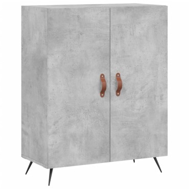 vidaXL Ντουλάπι Γκρι Σκυροδέματος 69,5x34x90cm Επεξεργασμένο Ξύλο 1 τεμ.