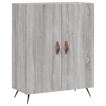 vidaXL Ντουλάπι Γκρι Sonoma 69,5x34x90cm από Επεξεργασμένο Ξύλο 1 τεμ.
