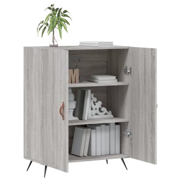 vidaXL Ντουλάπι Γκρι Sonoma 69,5x34x90cm από Επεξεργασμένο Ξύλο 1 τεμ.