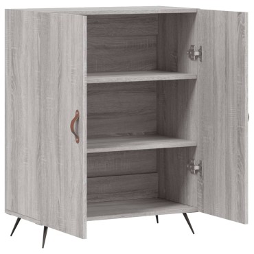 vidaXL Ντουλάπι Γκρι Sonoma 69,5x34x90cm από Επεξεργασμένο Ξύλο 1 τεμ.