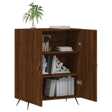vidaXL Ντουλάπι Καφέ Δρυς 69,5x34x90cm Επεξεργασμένο Ξύλο 1 τεμ.