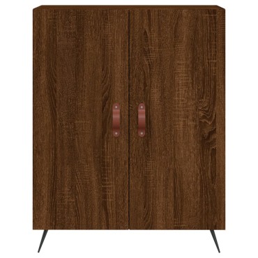 vidaXL Ντουλάπι Καφέ Δρυς 69,5x34x90cm Επεξεργασμένο Ξύλο 1 τεμ.