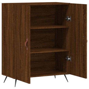 vidaXL Ντουλάπι Καφέ Δρυς 69,5x34x90cm Επεξεργασμένο Ξύλο 1 τεμ.