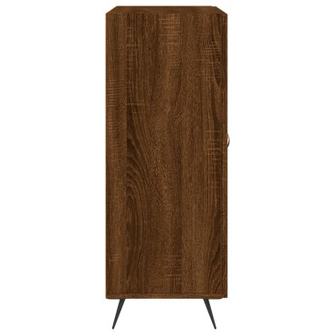 vidaXL Ντουλάπι Καφέ Δρυς 69,5x34x90cm Επεξεργασμένο Ξύλο 1 τεμ.