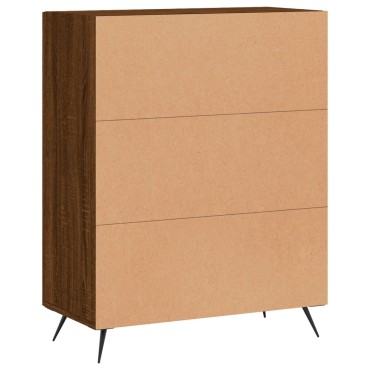 vidaXL Ντουλάπι Καφέ Δρυς 69,5x34x90cm Επεξεργασμένο Ξύλο 1 τεμ.