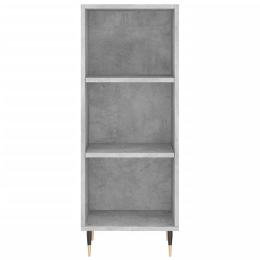 vidaXL Ντουλάπι Γκρι Σκυροδέματος 34,5x32,5x90cm Επεξεργασμένο Ξύλο 1 τεμ.