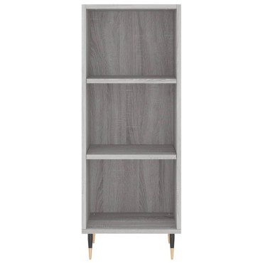 vidaXL Ντουλάπι Γκρι sonoma 34,5x32,5x90cm από Επεξεργασμένο Ξύλο 1 τεμ.