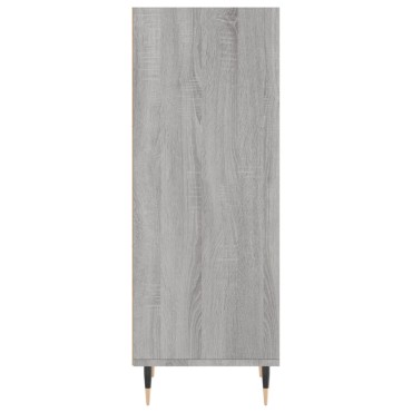 vidaXL Ντουλάπι Γκρι sonoma 34,5x32,5x90cm από Επεξεργασμένο Ξύλο 1 τεμ.