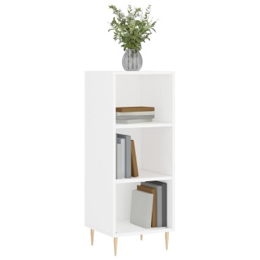 vidaXL Ντουλάπι Λευκό 34,5x32,5x90cm Επεξεργασμένο Ξύλο 1 τεμ.