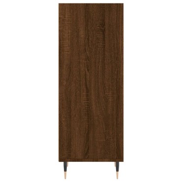 vidaXL Ντουλάπι Καφέ Δρυς 34,5x32,5x90cm Επεξεργασμένο Ξύλο 1 τεμ.
