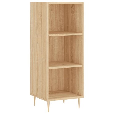 vidaXL Ντουλάπι Sonoma Δρυς 34,5x32,5x90cm από Επεξεργασμένο Ξύλο 1 τεμ.